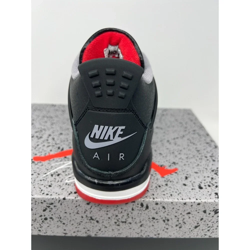 Air Jordan 4 Retro Bred Reimagined (GS) Youth Shoes FQ8213-006 Size 7Y - Picture 6 of 9